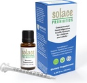 Solace Probiotics 大人と子供のための液体式 - 消化の健康と免疫、臨床的に研究、簡単なシリンジアプリケーション、低刺激性 - 15mL