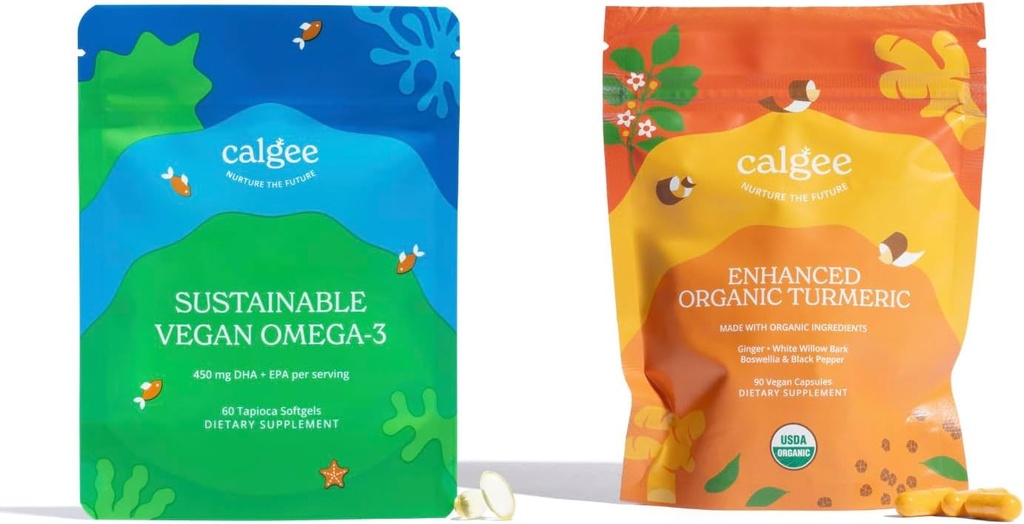 ビーガンオメガ3&USDAオーガニックターメリック
