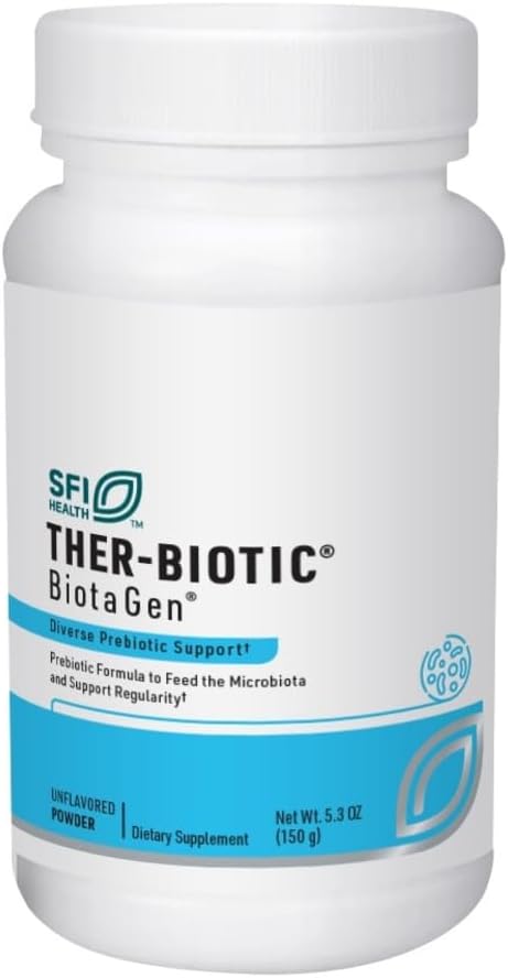 Klaire Labs SFI Health Biotagen - プレバイオティックインリン、ベータ-グルカン&アラブノガルアコースタ、Gut Microbiota(120カプセル)をサポート