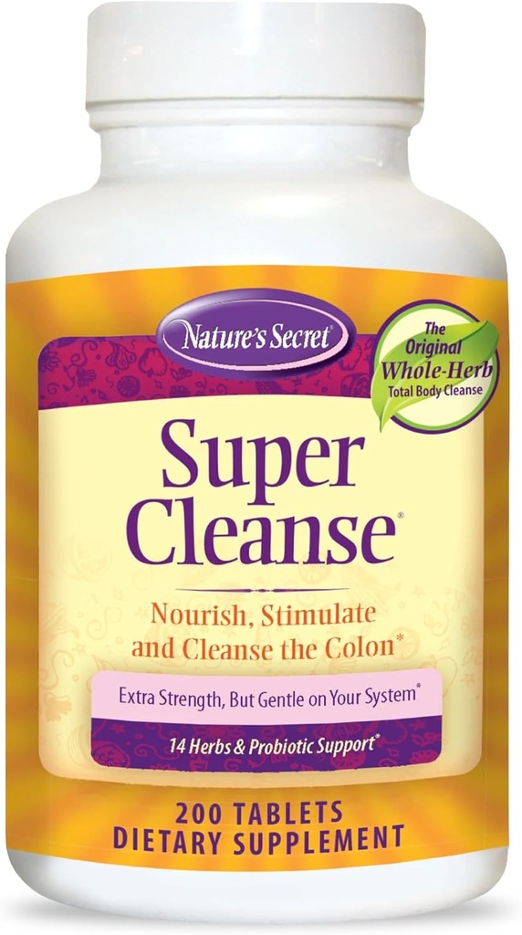 Nature's Secret - Super Cleanse, 200 tablets
