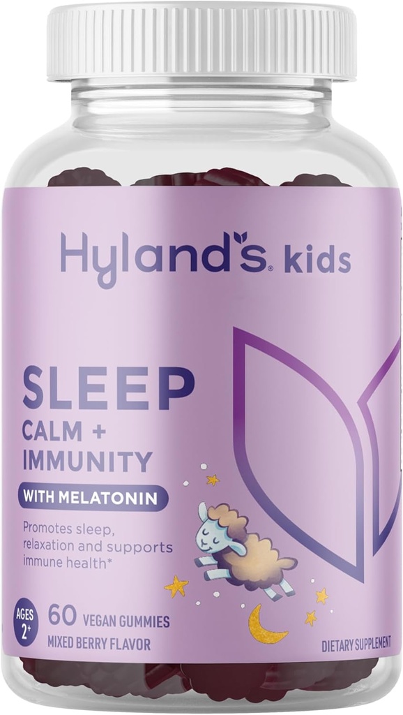 ハイランドの子供は、Melatonin、ビタミンC、亜鉛、エルダーベリー&チャモミールと睡眠補助金ガミー、眠らないと助け、残り、60ビーガンガミーと眠る