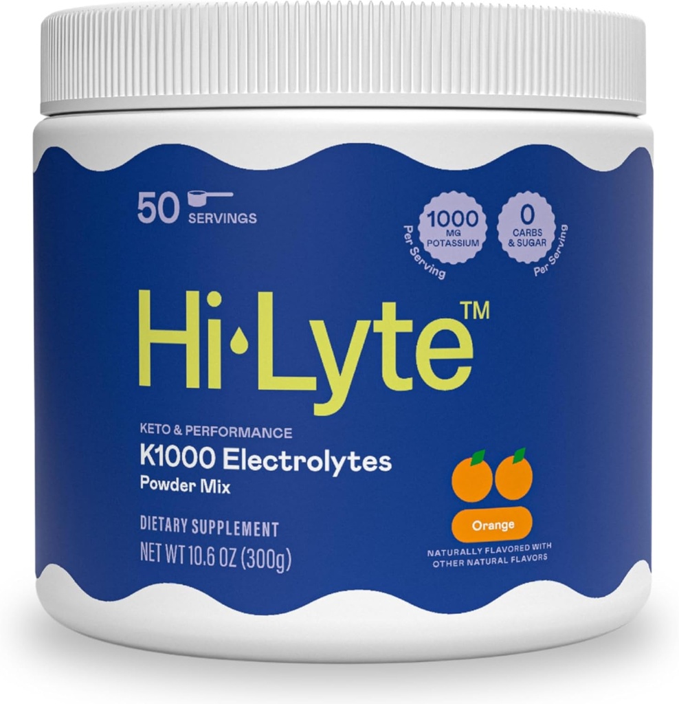Hi-Lyte K1000 の電解物の粉の組合せのオレンジ Keto 及び性能、50 のサービング