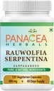 Panacea Herbals Rauwolfia Serpentinaカプセル(120カウント400mgベジーキャップ) Sarpagandha Vati、インドのSnakerootサプリメント