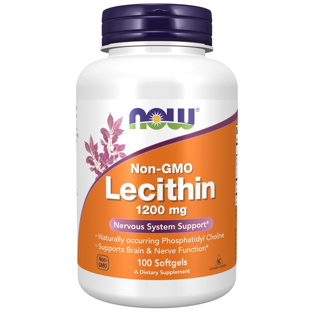 NOWの補足、自然発生のPhosphatidylコリン、100のSoftgelsのLecithin 1200のmg