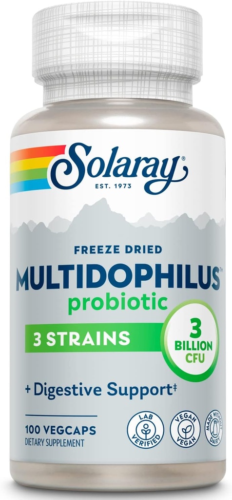 Solaray Multidophilusサプリメント3ビリオン、100カウント