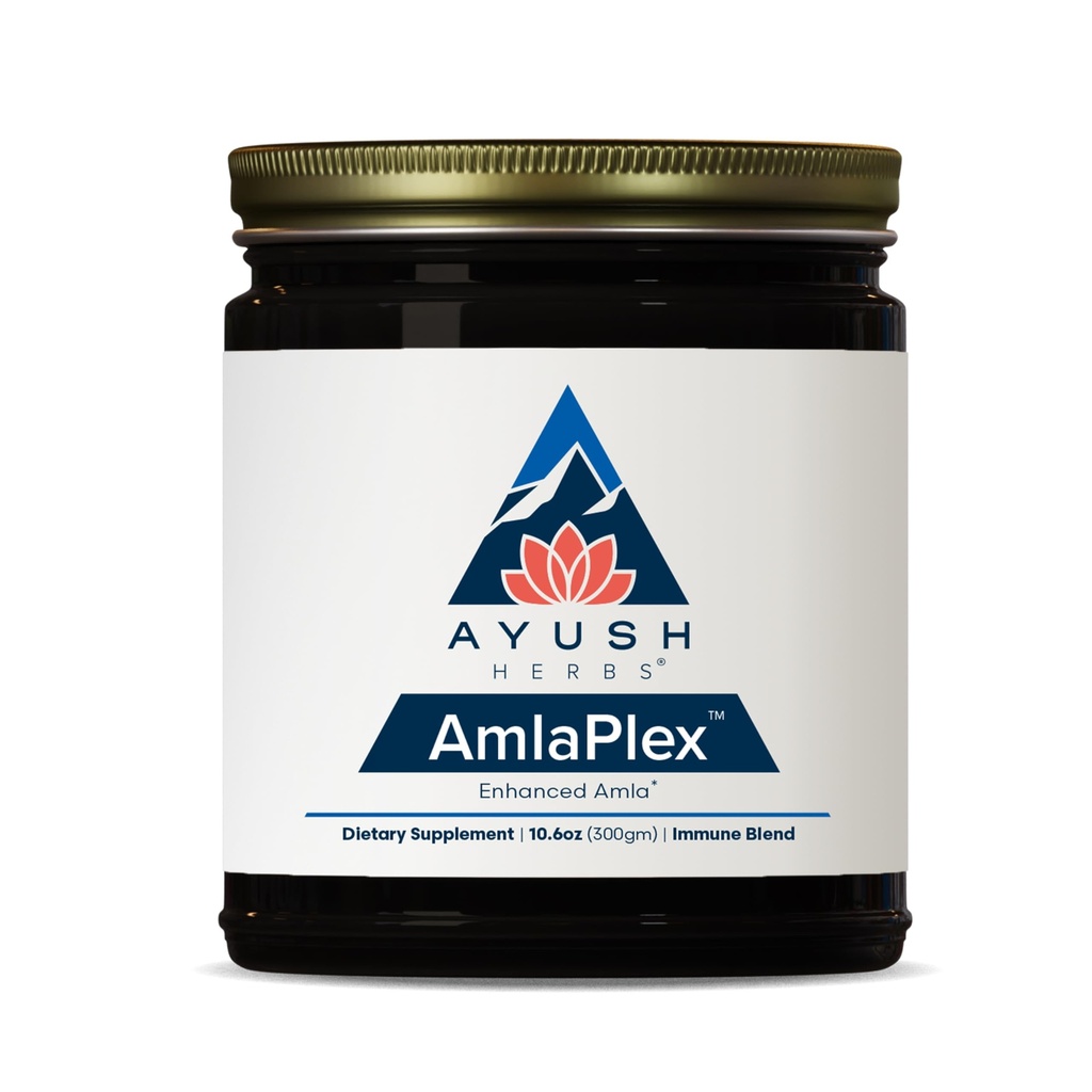 AyushハーブAmlaPlex - Amlaジャム、免疫サポート&消化の健康のためのChyawanprash、Chyavanprash、Amla、Ashwagandha - 10.6オンスジャー(1カウント)