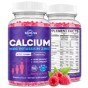加水分解されたコラーゲン、亜鉛、リン、睡眠のためのMultivitamin、骨の強さ、密度サポート、砂糖が付いている子供及び大人のためのカルシウム カリウムのマグネシウムのガミー、自由な、ラズベリー60のガミー