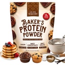 Bakerの蛋白質の粉の純粋な自然な蛋白質のブレンド、Wheyの隔離剤、Wheyのコンセントレイト、Caseinのグルテンフリー、甘味料、Unflavored、ベーキング高い蛋白質の低いカロリーの軽食のための17.1のoz、