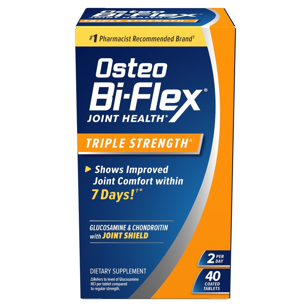 Osteo Bi-Flex Triple Strength Glucosamine Chondroitin Supplement, 40 Ct