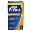OsteoのBi-Flexの三重強さ(5)、ビタミンCの接合箇所の健康の補足、上塗を施してあるタブレット、40の計算が付いているグルコサミンのコンドロイチン