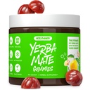 Yerba メイト グミ - ユズ & エネルギーのためのジンジャー味, フォーカス, 免疫 & 心臓の健康 | ビーガン, 非GMO, グルテンフリー - 50 天然サプリメント グミ