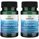 Swanson Luteolin Complex w/Rutin - 脳サポートサプリメント メモリ、気分と認知健康を促進する - 神経系を維持するのに役立ちます天然式 - (30 Veggie Capsule) 2パック