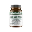 Nutramedixのセラプターゼの補足-消化+インリンのためのProteolytic酵素-digestive健康サポート-グルテンフリー、大豆および酪農場なし(60のカプセル)を支えるためになされる