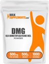 BulkSupplements.com DMGパウダー - N、N-ジメチルグリシンHCl、DMGサプリメント - グルテンフリー、500g /サービングあたりの500mg、500g(1.1ポンド)(パッケージ1)