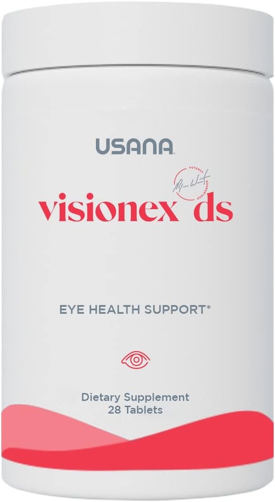 先端眼の健康とビジョンサポートのためのルテインゼアキサンチン付きUSANA Visionex DS* - 28錠 - 28日の供給