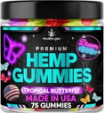 Hemp Gummies Premium Hemp Oil Infused Gummy Bear、Deep & Healthy Bedtime Edwards、Fun Edibles、平和とリラクゼーション、Mood Balance、Natural Omega-Made in USA