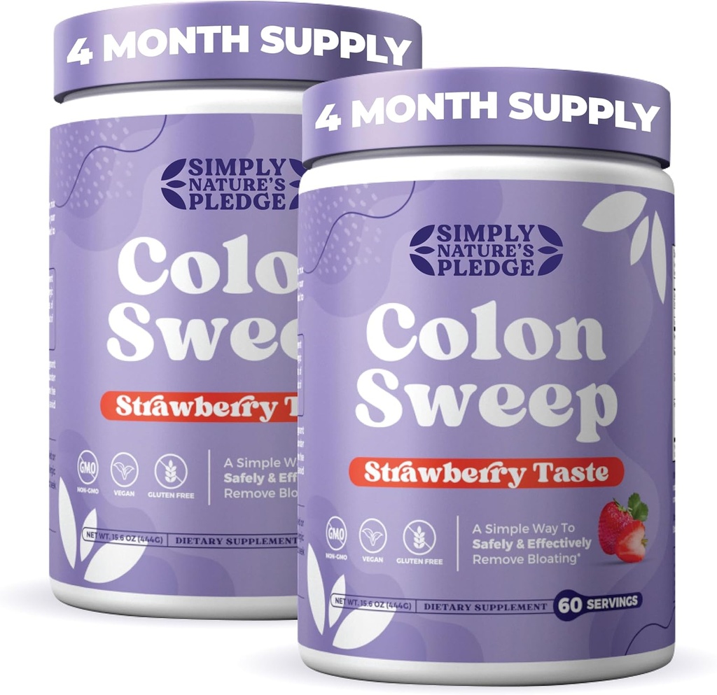 ColonSweep のエスプレリウムの殻の粉のコロンの洗剤 - 完全菜食主義者の、グルテンフリー繊維の補足-便秘の救助のための安全なコロンの洗剤、Bloating の救助及び腸の健康 -16 OZ (60 のサービング) - 2 パック