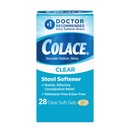 Colaceの明確な腰掛けの軟化剤の柔らかいゲルは便秘の救助50mg Docusateナトリウムの医者によって推薦された28ctをカプセルに入れます