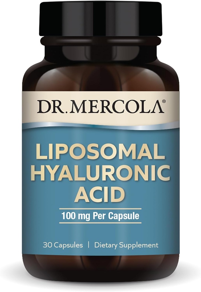 Dr. Mercola Liposomal Hyaluronic 酸、30 のサービング(30 カプセル)、カプセルごとの 100 の mg、食事療法の補足は、皮の出現、非 GMO を促進します