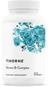THORNE - Stress B-Complex - Vitamins B2, B6, B12 & Folate in Highly-Absorbable and Active Forms - Extra Vitamin B5 for Adrenal Support, Stress Management & Immune Function* - 60 Servings