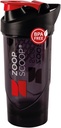 蛋白質のシェーカーのびん-黒く ストレンサー及び漏出防止ふたが付いている携帯用蛋白質の粉のシェーカーのコップ  700ml (25oz) -容易なきれい-BPAは放します