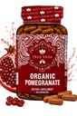 Pomegranateのエキスの補足- Ellagicの酸、高いPunicalaginsの  USDAによって証明される有機性Pomegranateの補足  Pomegranateのフルーツ、種および皮のエキスのブレンド  60のビーガンPomegranateのカプセル