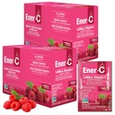 Ener-Cマルチビタミンドリンクミックス - 水、電解質パウダーパケット、ビタミンドリンクミックス、水分補給液ミックス、成人用免疫ブースター、健康なエネルギー - ラズベリー、60カウント