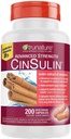 trunatureの高度強さのCinSulin 500mg。、200のベジタリアン カプセル(2のパック)