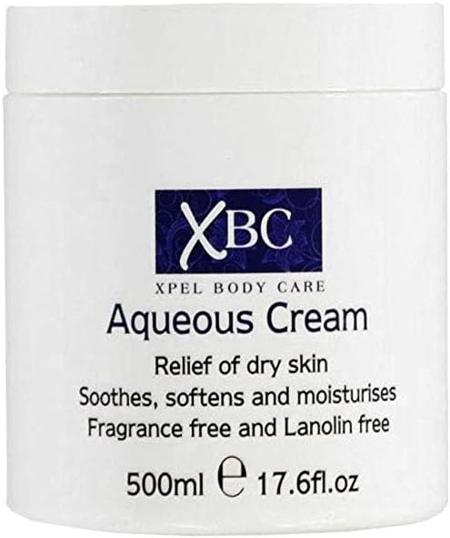 XBC Aqueous Cream Emollient 500ml Large Tub Relief for Dry Skin