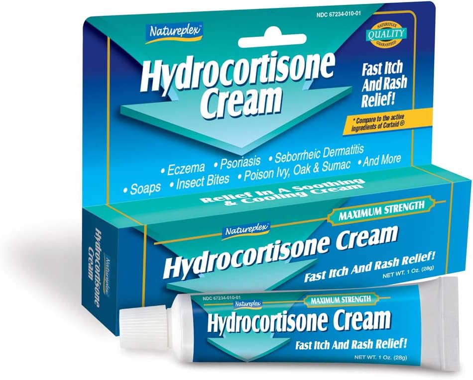 Hydrocortisone Cream Fast Itch and Rash Relief