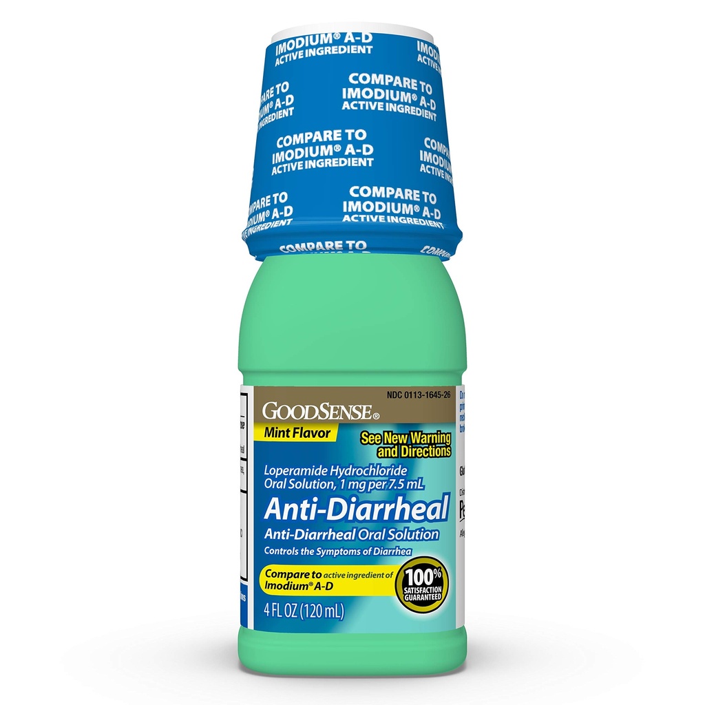 よい感覚の反Diarrhealの薬、Loperamideの塩酸塩の口頭解決、1つのmg/7.5のmL、ミント、4つのFl Oz
