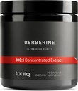Toniiq Berberine HCl — 100:1 濃縮エキス • 97% Berberine HCl • サードパーティ製のテスト済み cGMP — Berberine サプリメント — 90 ベジタリアンカプセル、カプセルあたり 500 mg