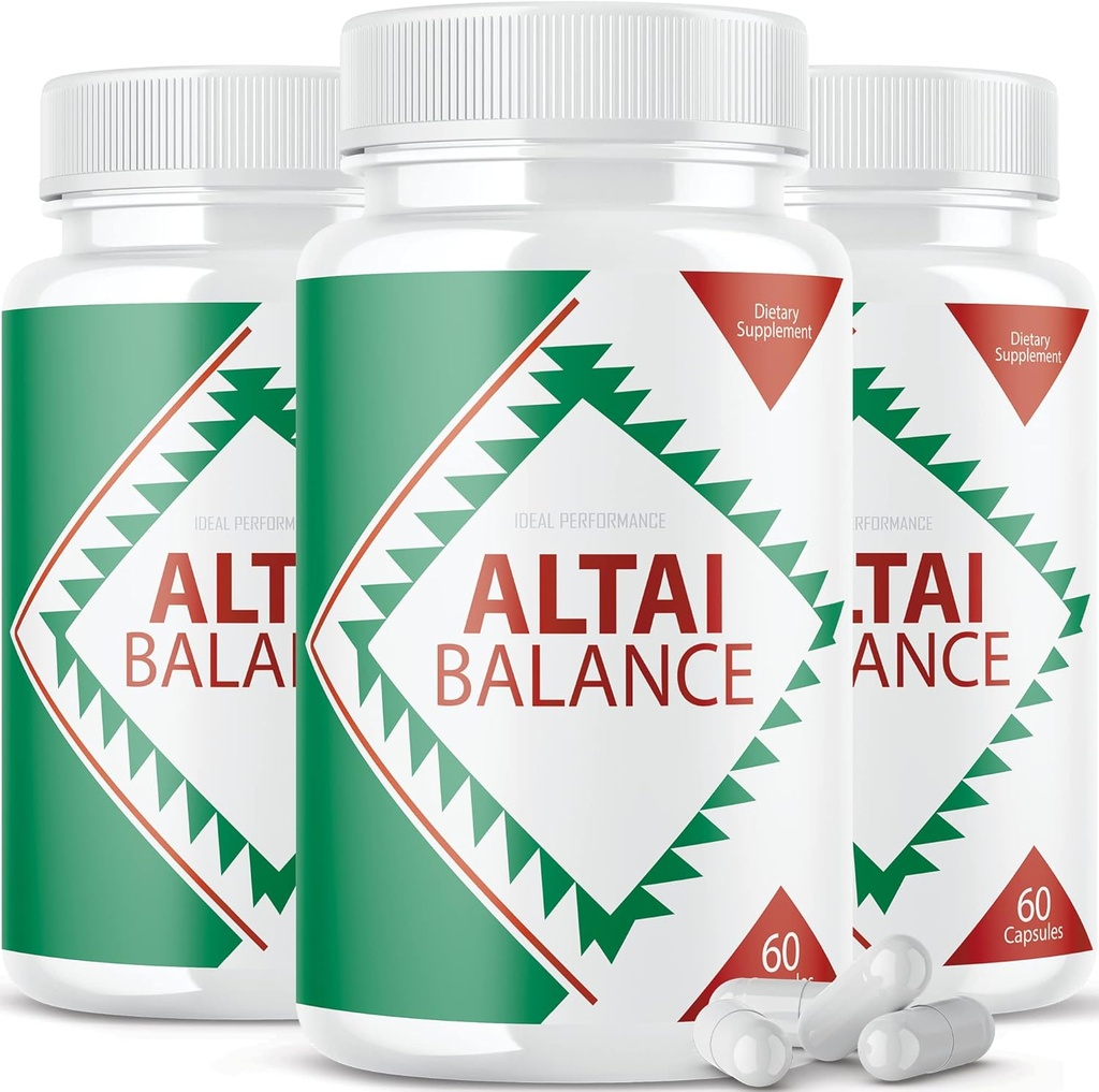 IDEAL PERFORMANCE (Official) Altai Balance Support Formula Pills Supplement (3 Pack)