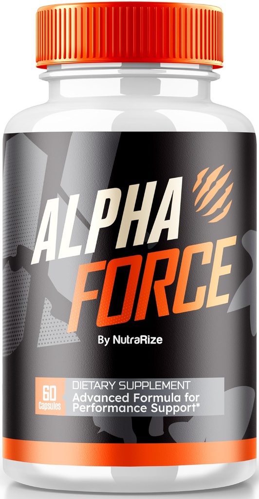 NutraRizeアルファフォースカプセル、エネルギーとパフォーマンスをサポートするすべての自然な丸薬、全体的な健康のための栄養式、公式レビュー(60カプセル)