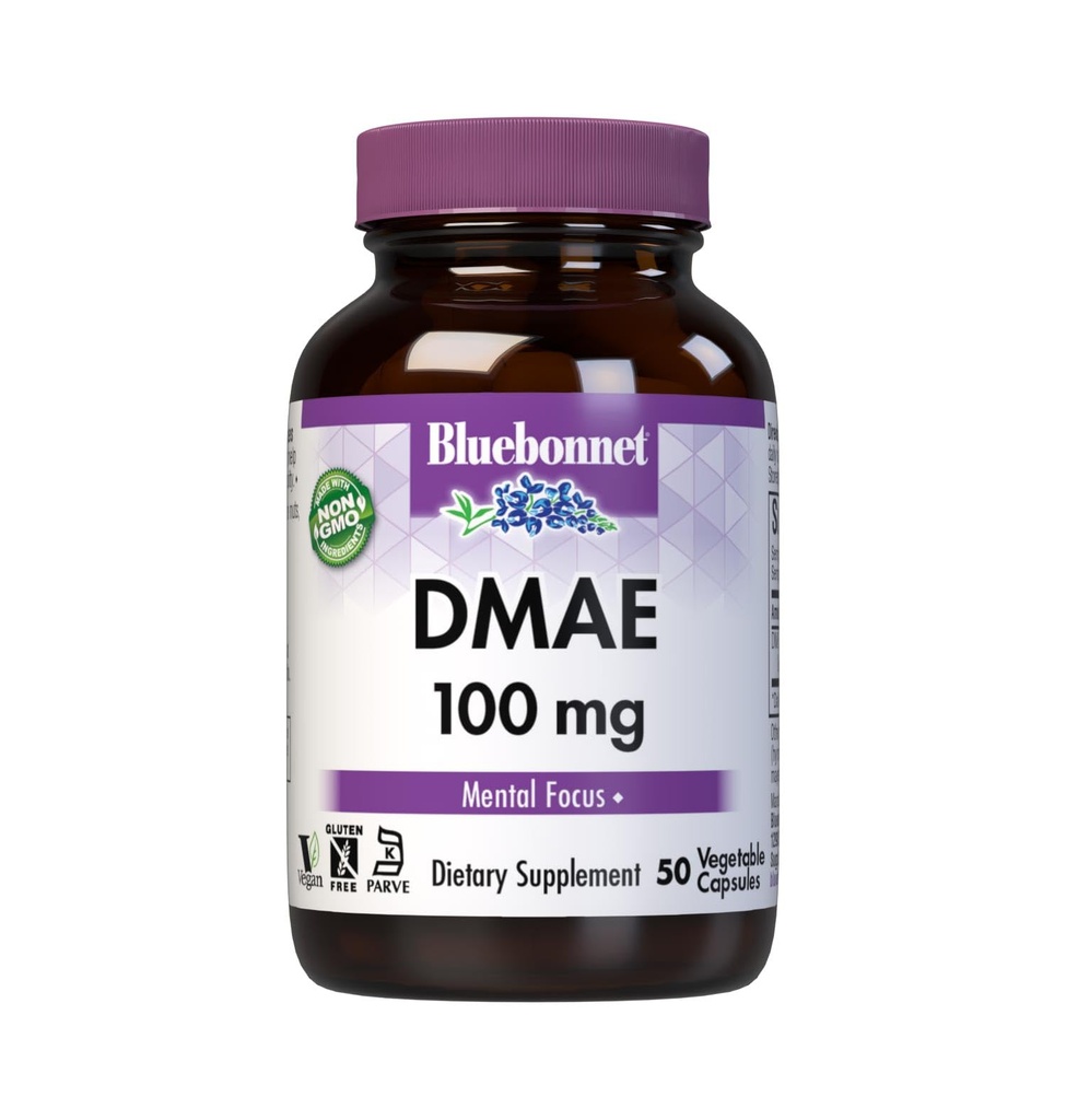 Bluebonnet栄養Dmae 100mg、50 CT