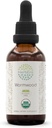 HerbEra Wormwood B60 USDA Organic Tincture | アルコールフリーエキス、高確率ハーブドロップ | 認定有機ウランウッド(Artemisia Absinthium) 乾燥ハーブ(2oz)