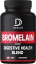 6in1 Bromelain 500mgの補足 - サービングごとの1000mg - Quercetin、ジンジャー、ターメリック、パパイヤ-サポート全体的な健康、消化及び免疫システムとしての210カプセル