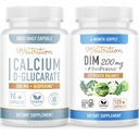 SMNutrition 200mg DIMは、Calcium D-Glucarateで補う | DIM Diindolylmethaneカプセル(120のサービング)とVegan Gluten無料非GMO CDGサプリメント(90のサービング)