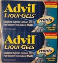 Advil Liqui-Gels Minis, 80 カプセル/ボトル (3 ボトル)