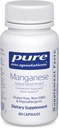 Pure Encapsulations Manganese (Aspartate/Citrate) | Hypoallergenic Trace Mineral Supplement for Connective Tissue and Bones | 60 Capsules