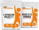 バルク補足のCitrullineは2:1 500g + BCAA 3:1:2 500gの束を模倣します