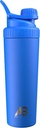 AeroBottle Cryoのシェーカーのコップ、絶縁されたステンレス鋼の水差しおよび蛋白質のシェーカーは、Turbulentの混合の技術、ブレンドの球かワイスク、26ozのアーティック・シー・ブルーと蛋白質および前ワークアウトを混合します