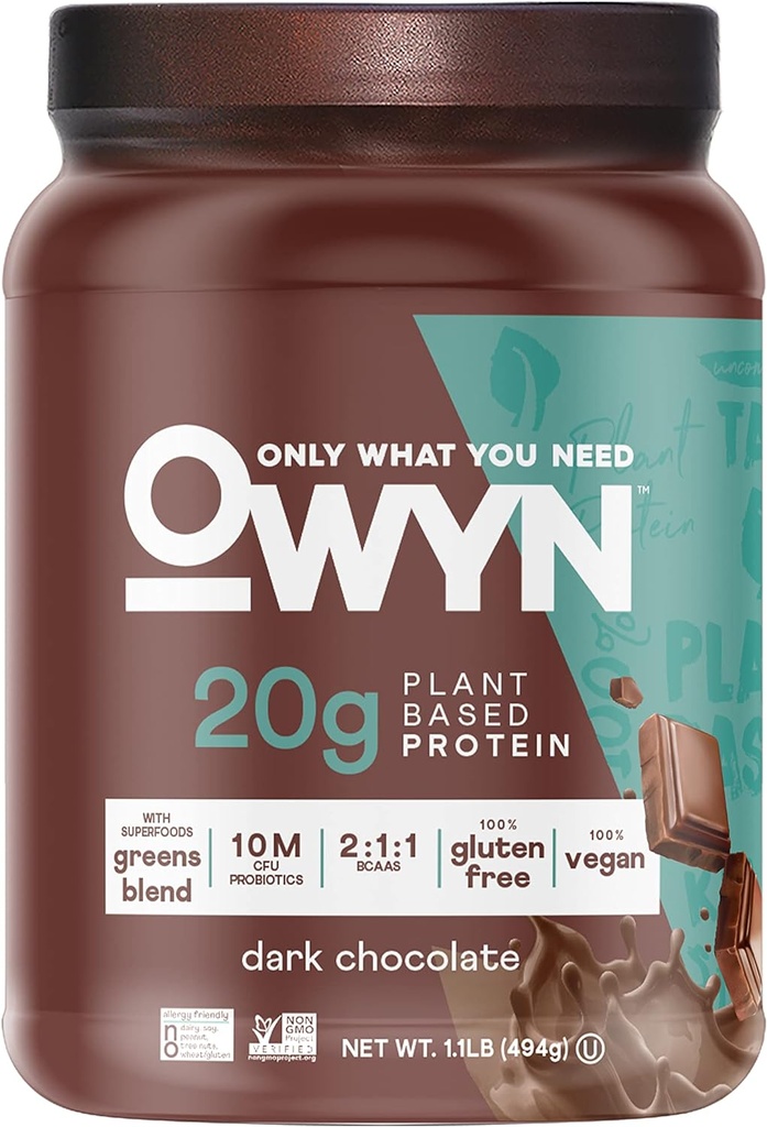 OWYN だけ植物ベースの蛋白質の粉、ダーク チョコレート、1.17 lbss を必要とするもの