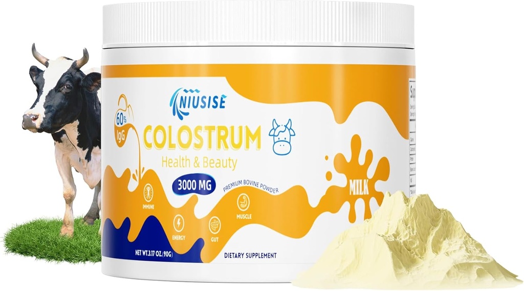 牛のColostrumの補足の粉、腸の健康のための牛のColostrumのSuperfood、骨及び免疫サポート、混合すること容易な皮及び毛のための自然なIgGの牛牛のColostrumの補足