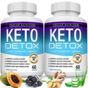 Toplux Keto Detox Pills Advanced Cleansing Extract – 1532 Mg Natural Acai Colon Cleanser Formula, Flush Toxins & Excess Waste, for Men Women, 60 Capsules, Supplement