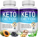 Toplux Keto Detoxの丸薬の高度の清潔になるエキス– 1532 Mgの自然なAcaiのコロンの洗剤の方式、フラッシュの毒素及び人女性、60のカプセル、補足のための余分な無駄
