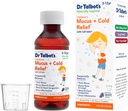 タルボットのムカス+冷たい救助の液体の薬、自然に子供のために、含んでいます適量コップ、自然なブドウのジュースの味、4 Fl Oz
