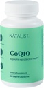 NATALIST CoQ10 Ubiquinone 120 mgの毎日の豊饒のビタミンの強力な酸化防止の防衛及び細胞エネルギー サポート補足-女性及び人のビーガン、非GMO - 60の液体のカプセルのための高い吸収