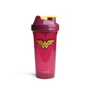 Smartshakeライト正義リーグプロテインシェーカーボトル800ml - DCコミックウォーターボトル、耐油性BPAフリージムシェーカーボトルプロテインシェイクとプロテインパウダー - ワンダーウィメンズロゴ