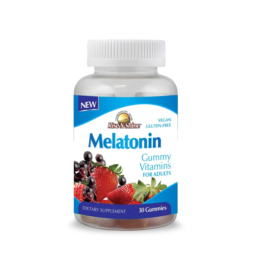 Rise-N-Shine Melatonin 大人 ガミーごとのMelatoninの5mgのサービング30の計算